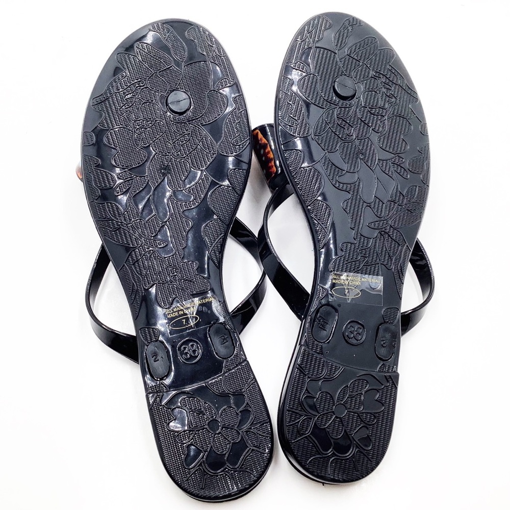 🆕{ Dizzy}Butterfly Pattern Jelly Slippers - Picture 6 of 7